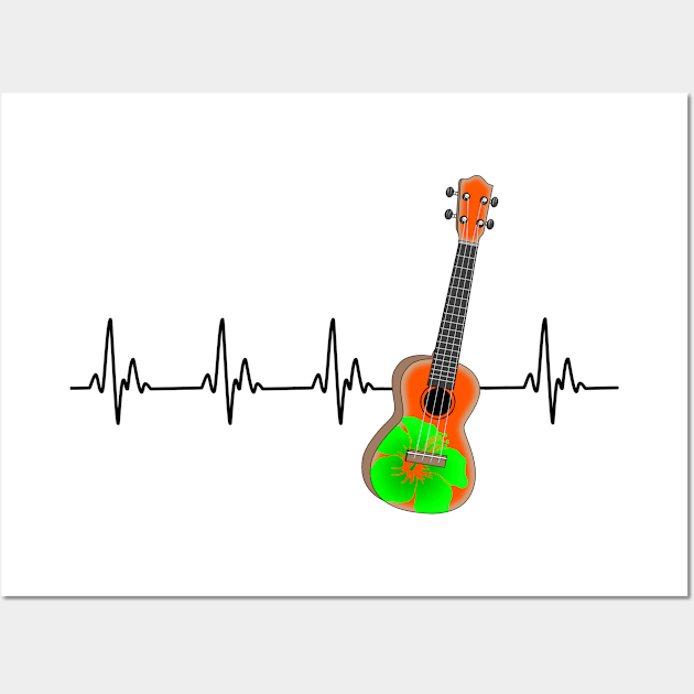 Love Playing Guitar Wall Art by macdonaldcreativestudios